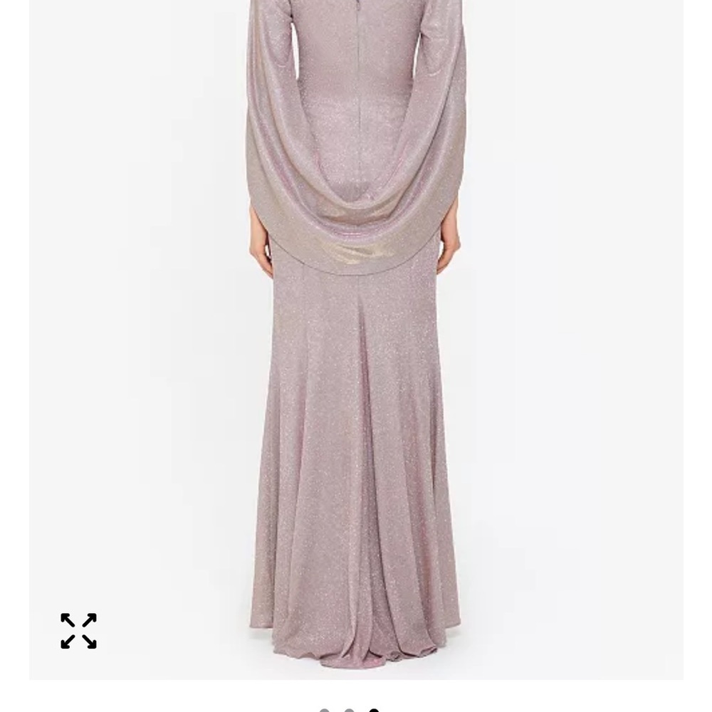 Elegant Rose Gold Evening Gown - Picture 8 of 9
